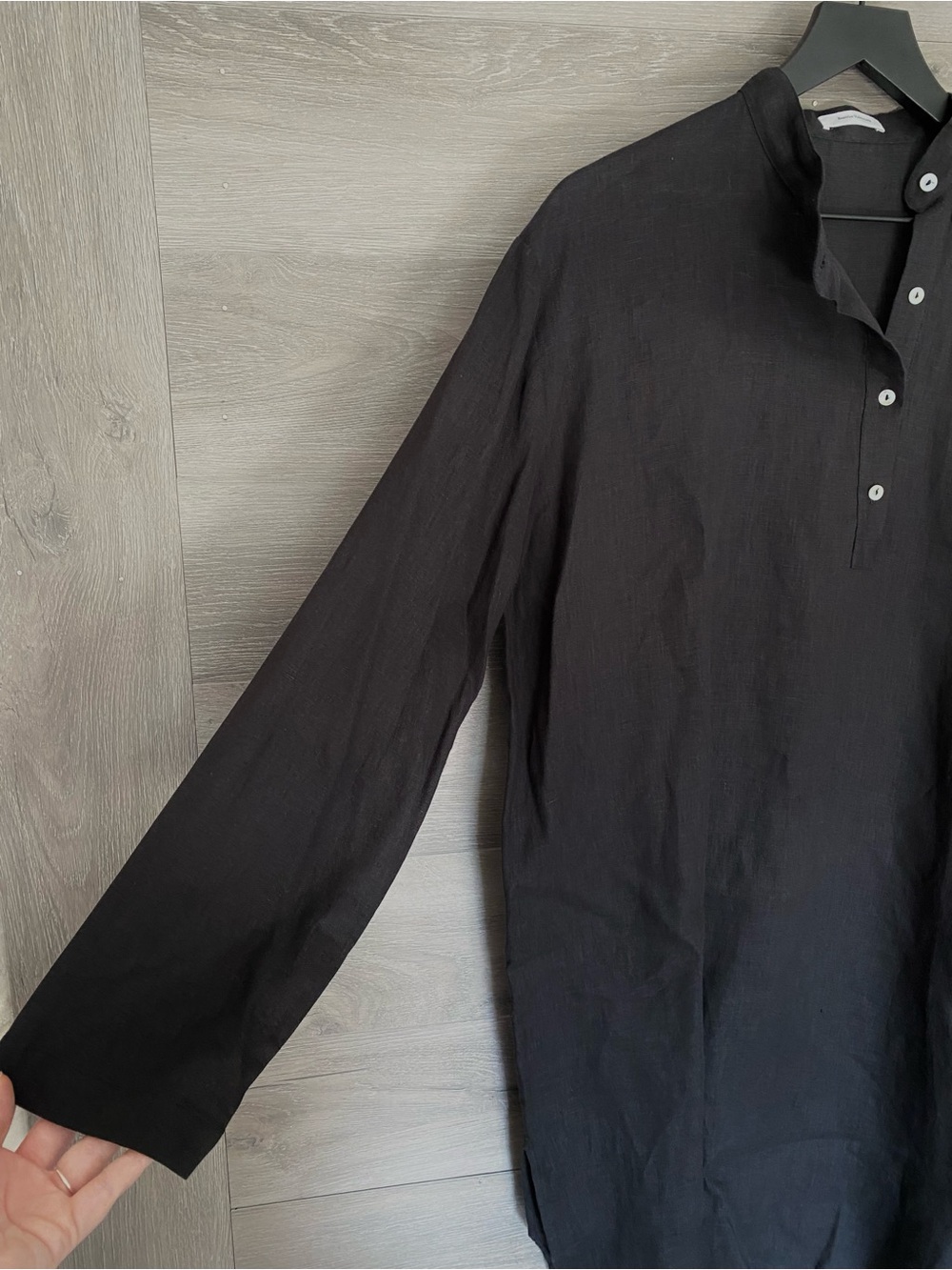 Beatrice Valenzuela Linen Asymmetric Tunic Dress - Picture 2 of 7